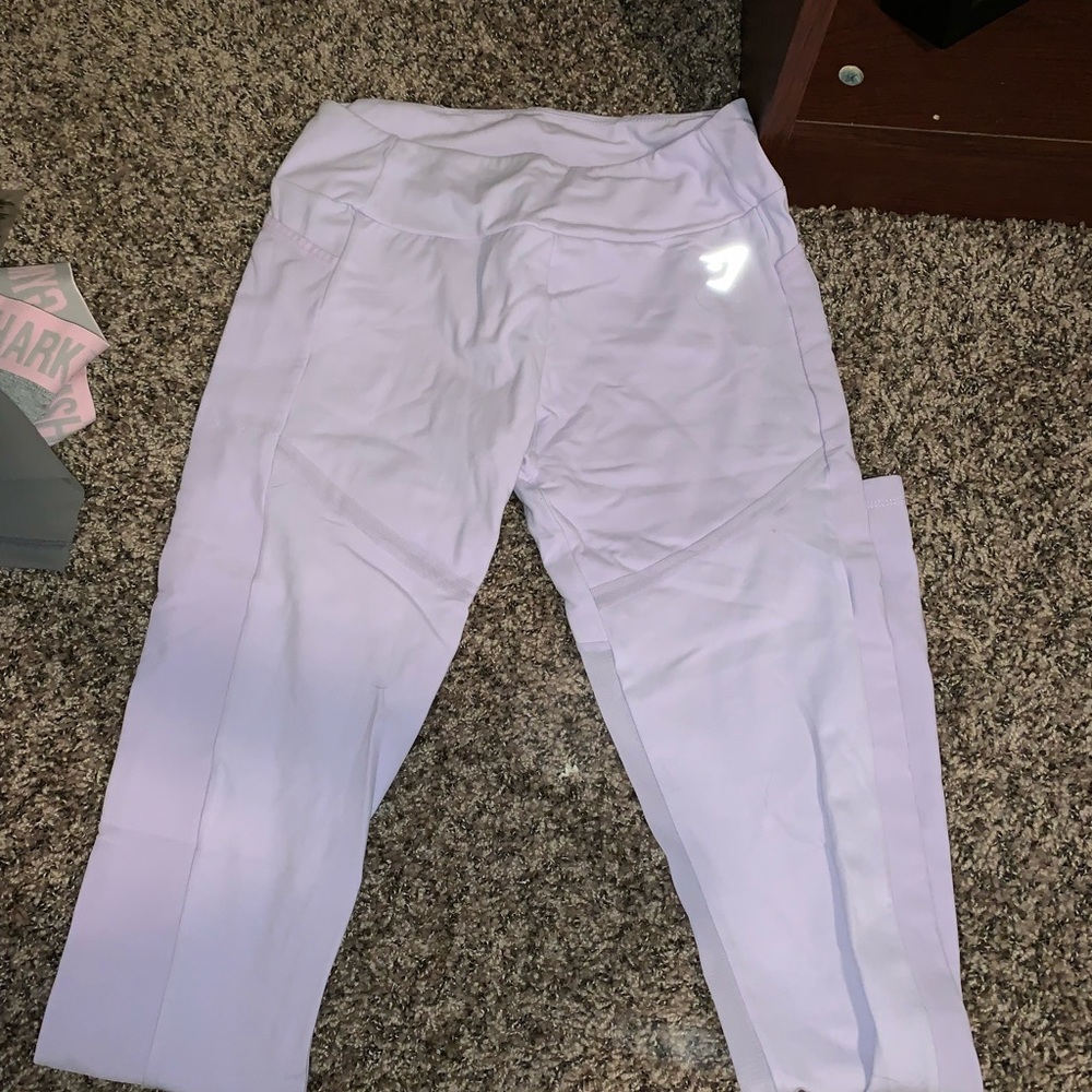 Gymshark lilac mesh leggings